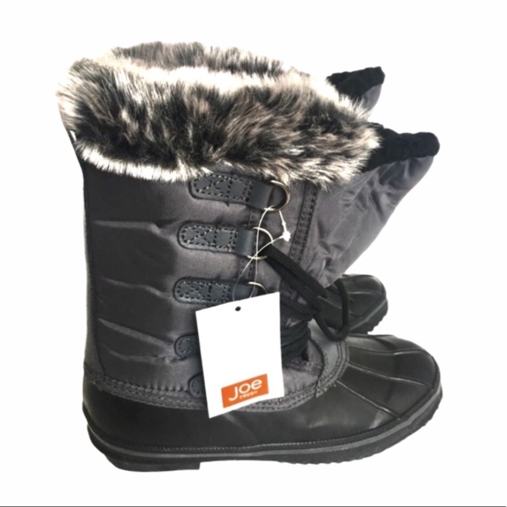 NWT Joe Fresh Snow Boot. Size 7. Grey. Brand New.